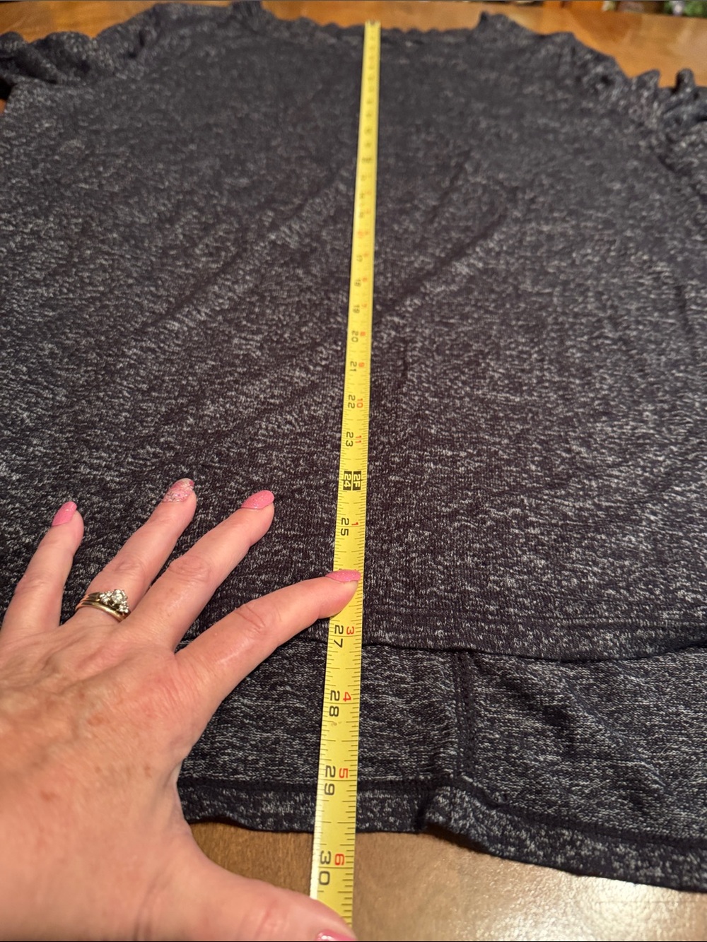 Cuddle Duds Dark Heather Gray Long-Sleeve Top - Picture 5 of 5